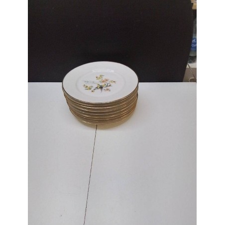 LOT ASSIETTES OISEAUX