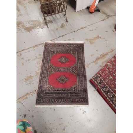 TAPIS PM TON BRUN ET ROUGE