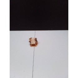 FIGURINE RESINE ET BOIS 4 CHEVAUX