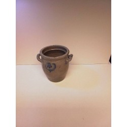 VASE EN GRES BLEU