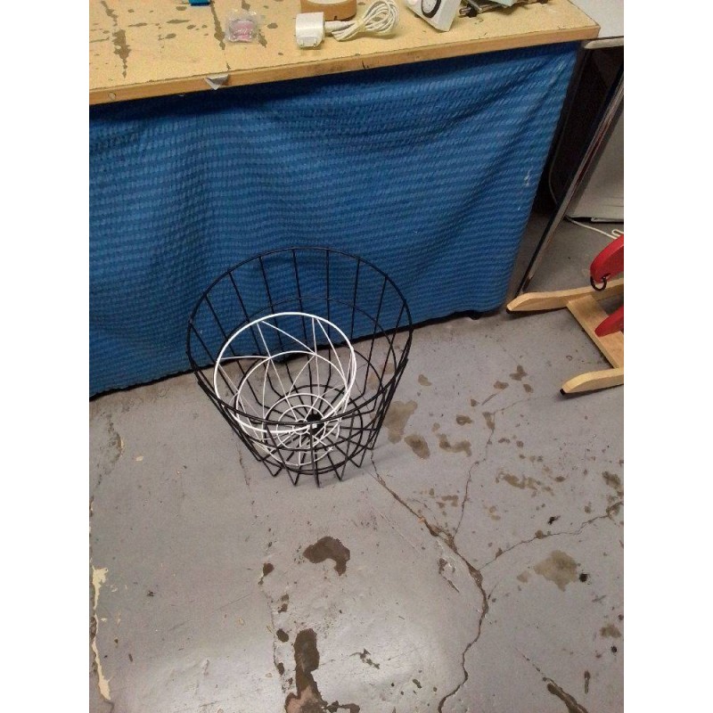LOT PANIER METAL