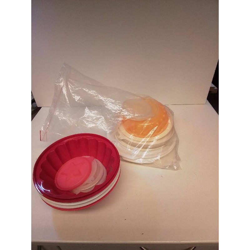 LOT MOULE TUPPERWARE 