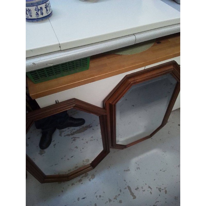 MIROIR BORD BOIS 