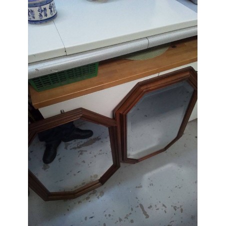 MIROIR BORD BOIS 