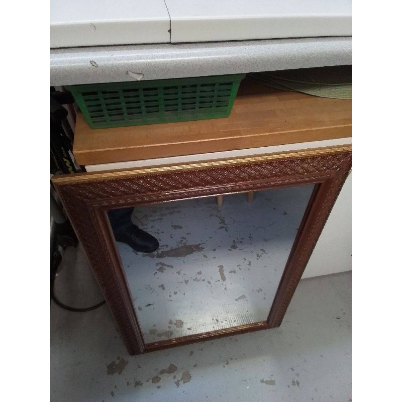 MIROIR BORD DORÉ 