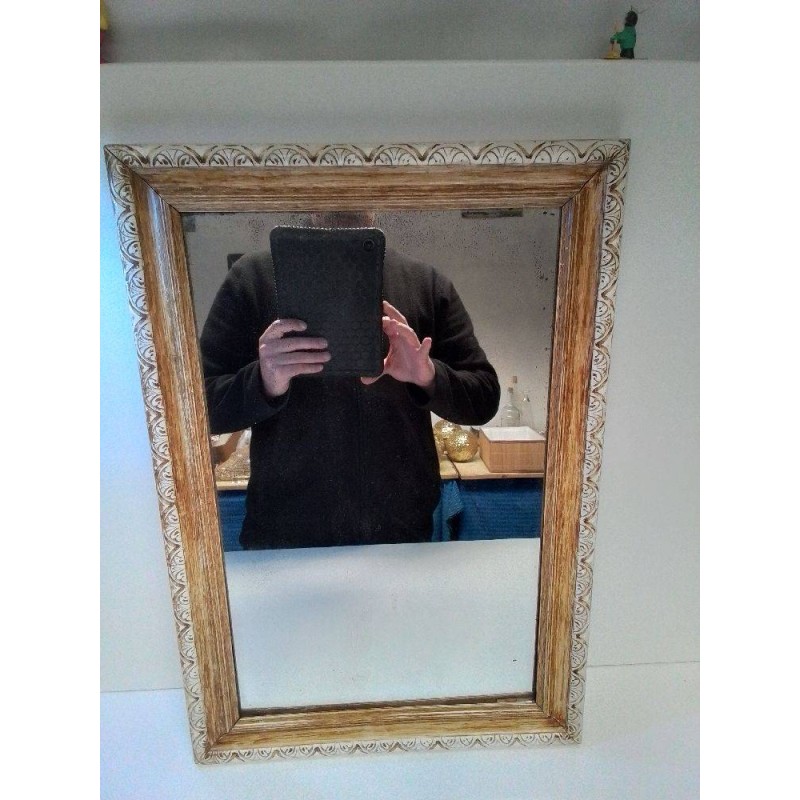 MIROIR BORD BOIS 