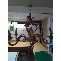 LUSTRE LAITON ET BRONZE 