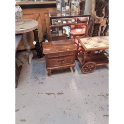 COMMODE PM STYLE CHIPPENDALE 2 PORTE 1 TIROIR