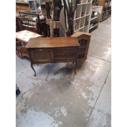 COMMODE STYLE CHIPPENDALE 1 PORTE 3 TIROIRS