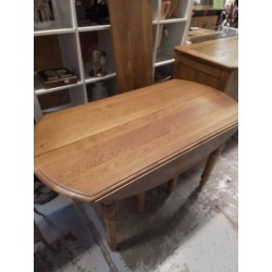 TABLE A VOLETS CHENE CLAIR