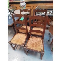 LOT DE 4 CHAISES 
