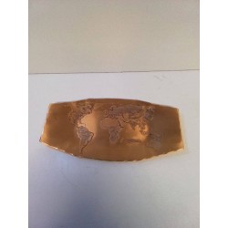 PLATEAU MONDE EN BRONZE 