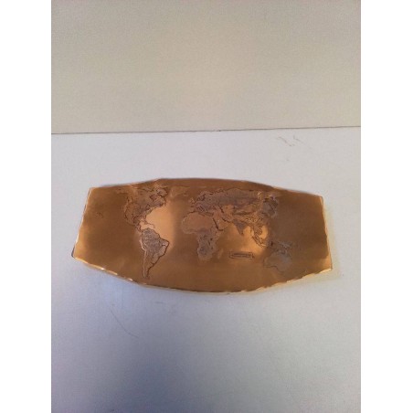 PLATEAU MONDE EN BRONZE 