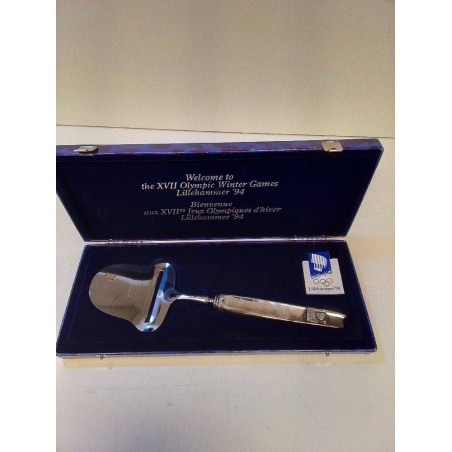TRANCHEUSE À FROMAGE NORVÉGIENNE TRADITIONNELLE ARGENT 925 JO 1994