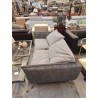 CANAPÉ 2 PLACES TISSU GRIS BOBB