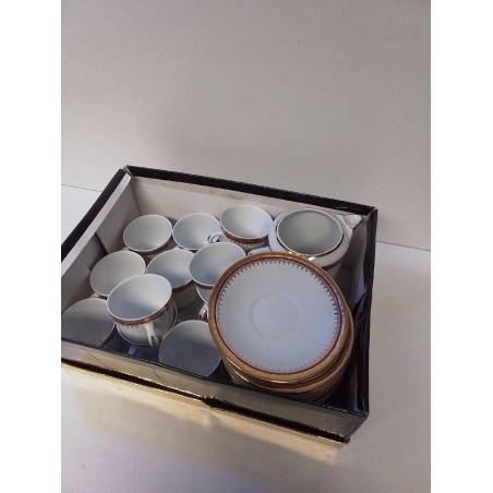 LOT VAISSELLE BORD DORÉ 