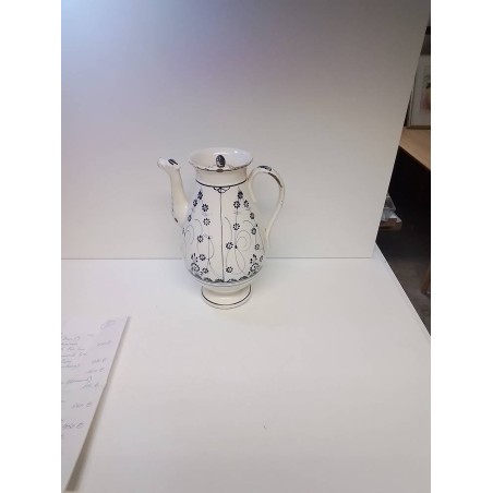 CRUCHE PORCELAINE DECOR BLEU