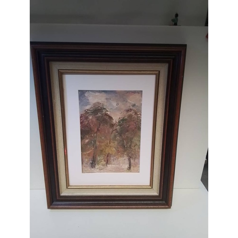 HUILE SUR TOILE FORÊT