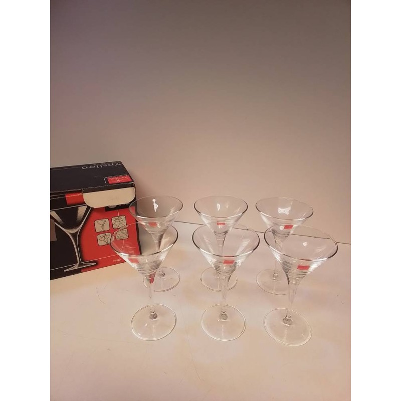 6 VERRES A COCKTAIL BORMIL ROCO YPSILON