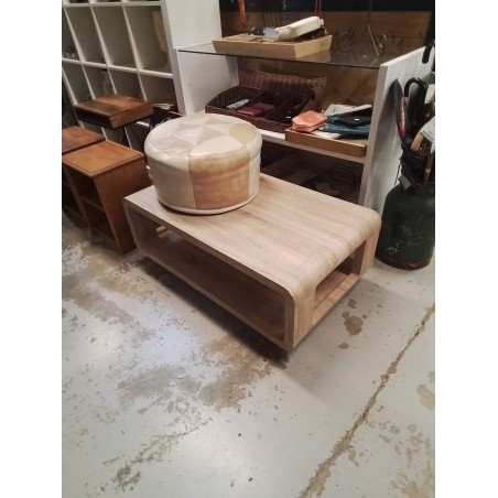 TABLE BASSE MODERNE BOIS CLAIR