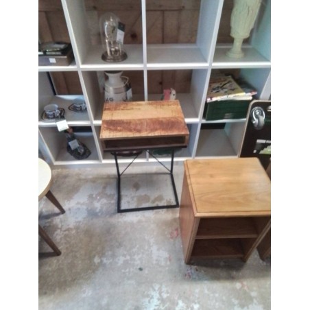 CHEVET BOIS METAL