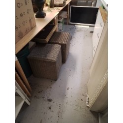 TABOURET EN OSIER LA PIECE