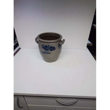 VASE EN GRES BLEU MM