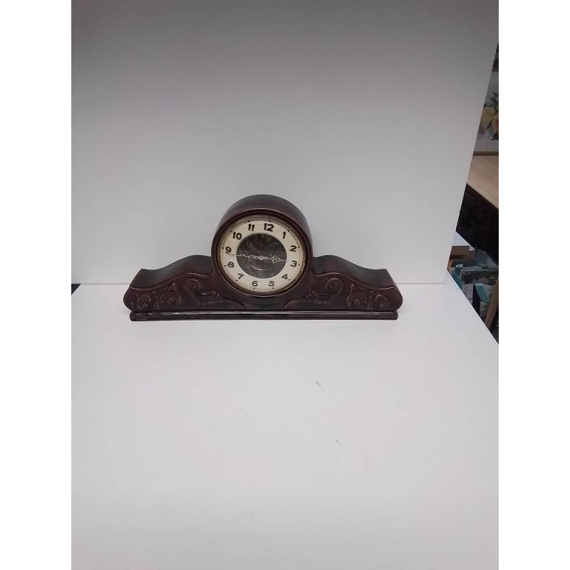 PENDULE DE CHEMINEE VINTAGE MECANIQUE 