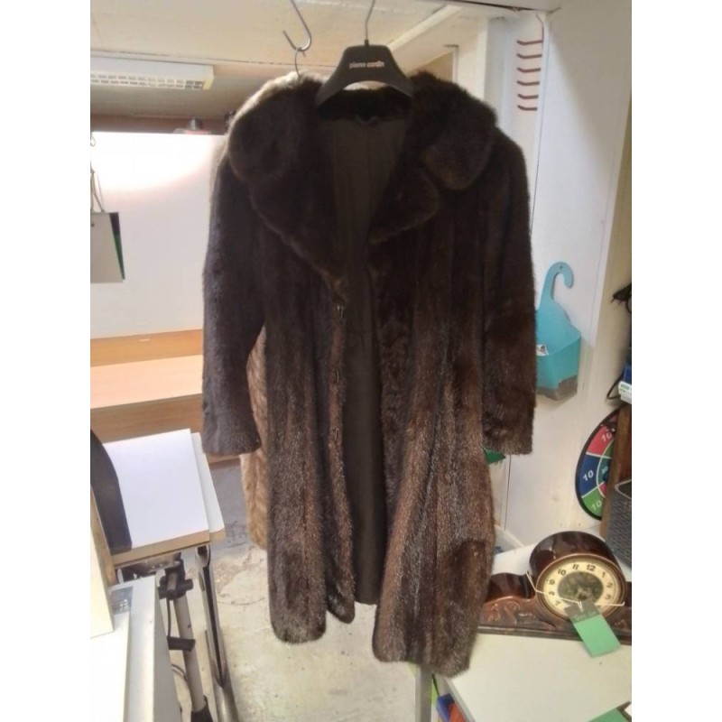 MANTEAU LONG FOURRURE LA PIECE