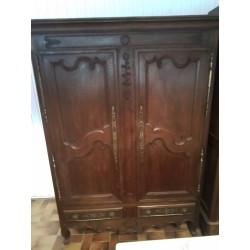 ARMOIRE LORRAINE 2 PORTES 2 TIROIRS