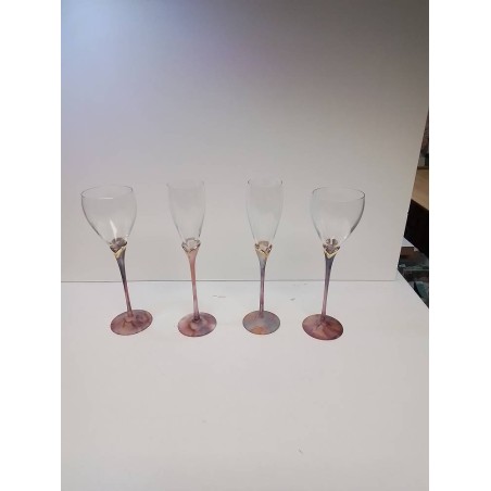 LOT 4 VERRES CRISTAL DE PARIS