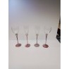 LOT 4 VERRES CRISTAL DE PARIS