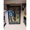 PEINTURE SUR TISSU THEME AFRIQUE