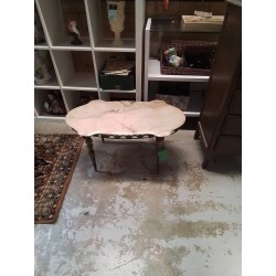 TABLE BASSE MARBRE ROSE