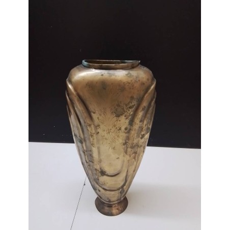 VASE ANCIEN EN LAITON 