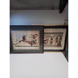 PEINTURE SUR PAPYRUS LA PIECE 