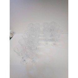 LOT DE VERRES EN CRISTAL 