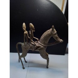 BRONZE CAVALIER DOGON 