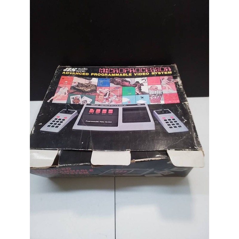 CONSOLE ANCIENNE MICROPROCESSOR + JEUX 