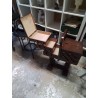 TRAVAILLEUSE SUR PIED ANCIENNE EN BOIS 