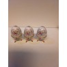 LOT DE 3 OEUFS LINOGES 