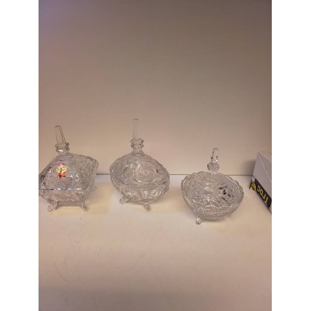 BONBONNIERE EN CRISTAL LA PIECE 