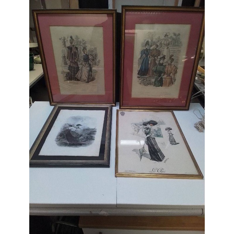 GRAVURE DE MODE LA PIECE