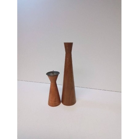 PAIRE DE BOUGEOIRS STYLE SCANDINAVE 