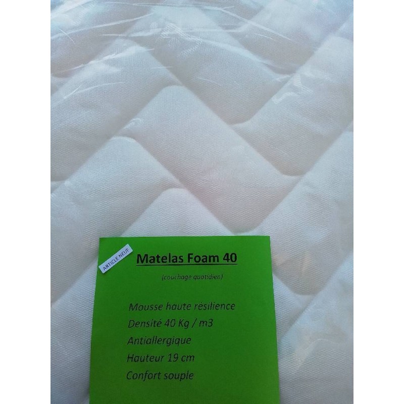 MATELAS FOAM40 140X200