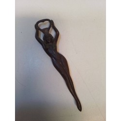DÉCAPSULEUR BRONZE FEMME NUE 