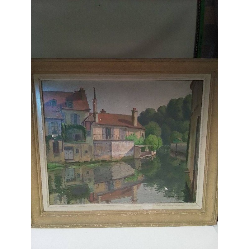 HUILE SUR TOILE ANCIENNE SIGNÉE 