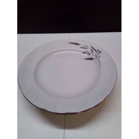 LOT D\'ASSIETTES PORCELAINE FINE 