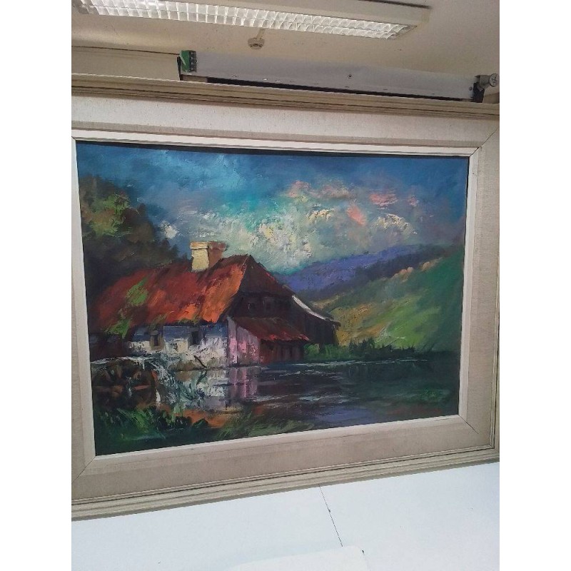HUILE SUR SIGNÉE KLEIN MISCH