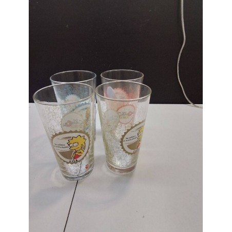 LOT DE VERRES SIMPSON 